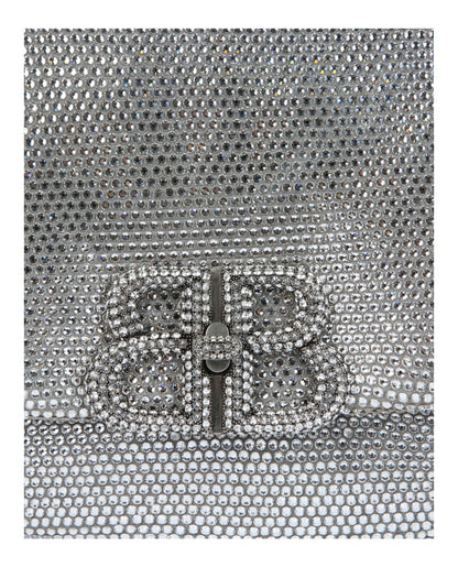 Balenciaga Small Monaco Sling Bag in Strass