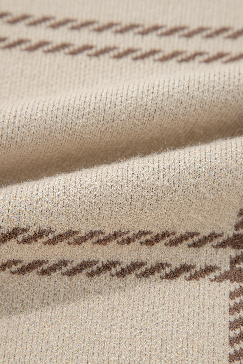 Threaded Pear Madison Knitted Drop Shoulder Sweater