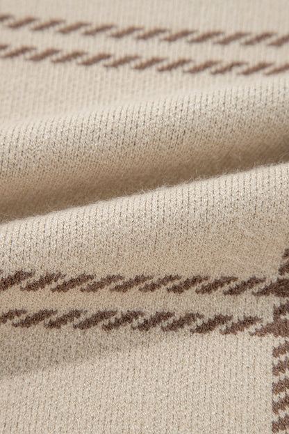 Threaded Pear Madison Knitted Drop Shoulder Sweater