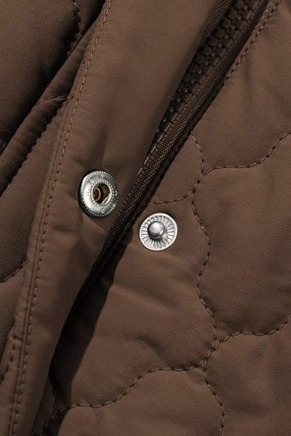 Threaded Pear Evelyn Zip Up Winter Vest