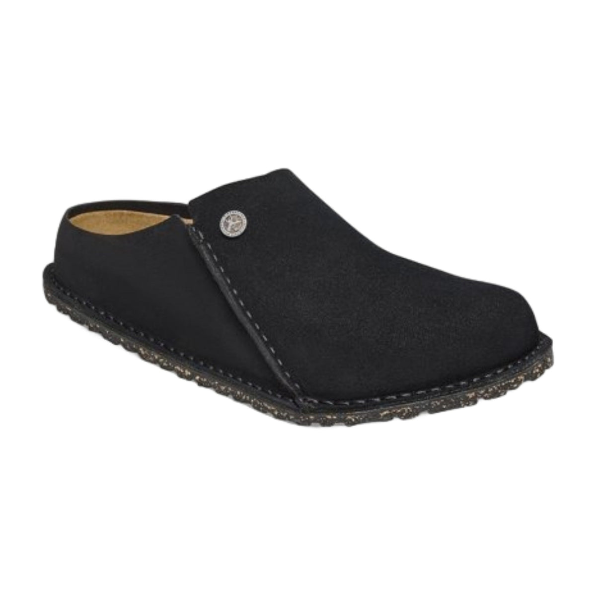 Birkenstock Unisex Zermatt Premium Suede Leather Black