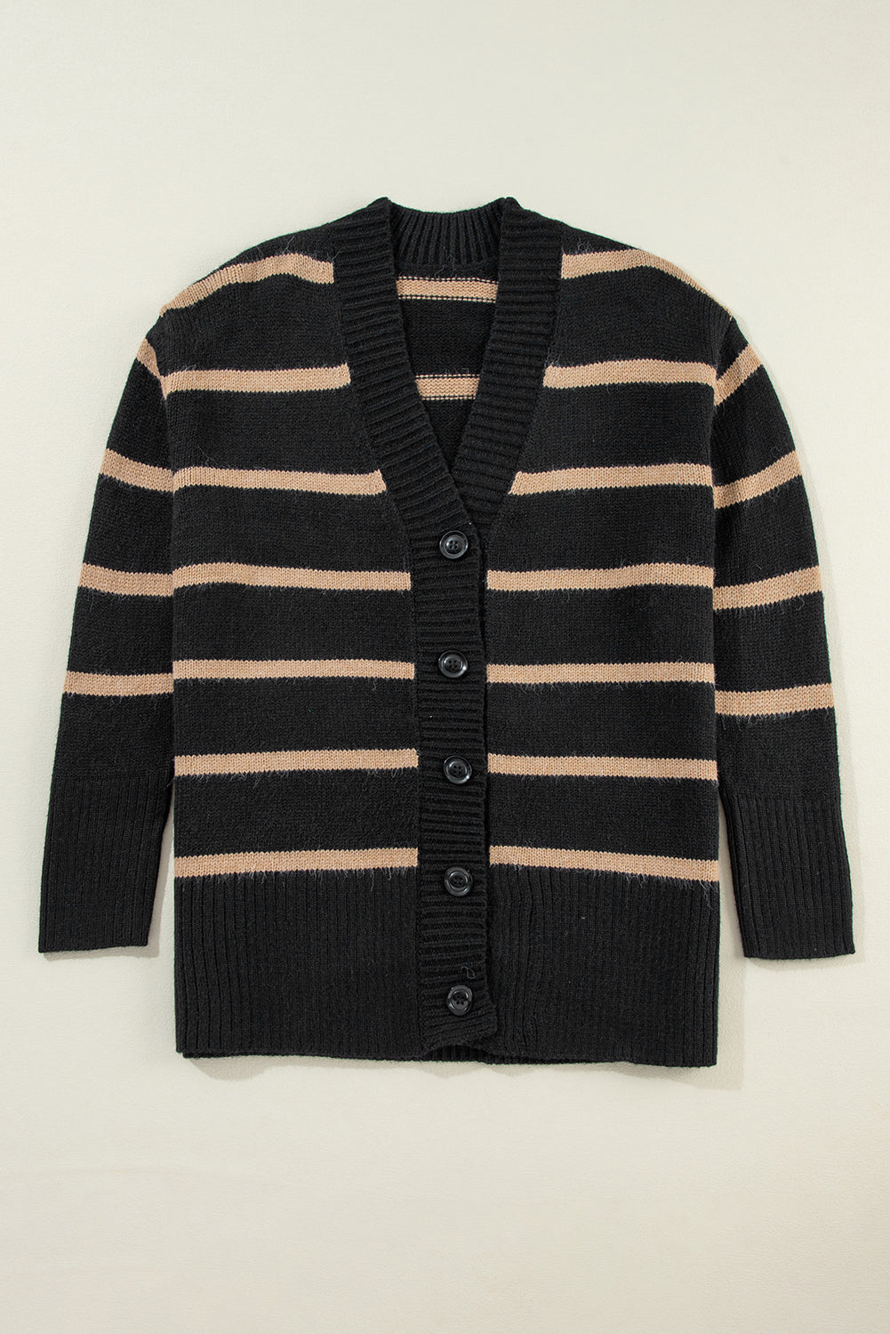 Threaded Pear Emakira Drop Shoulder Loose Cardigan