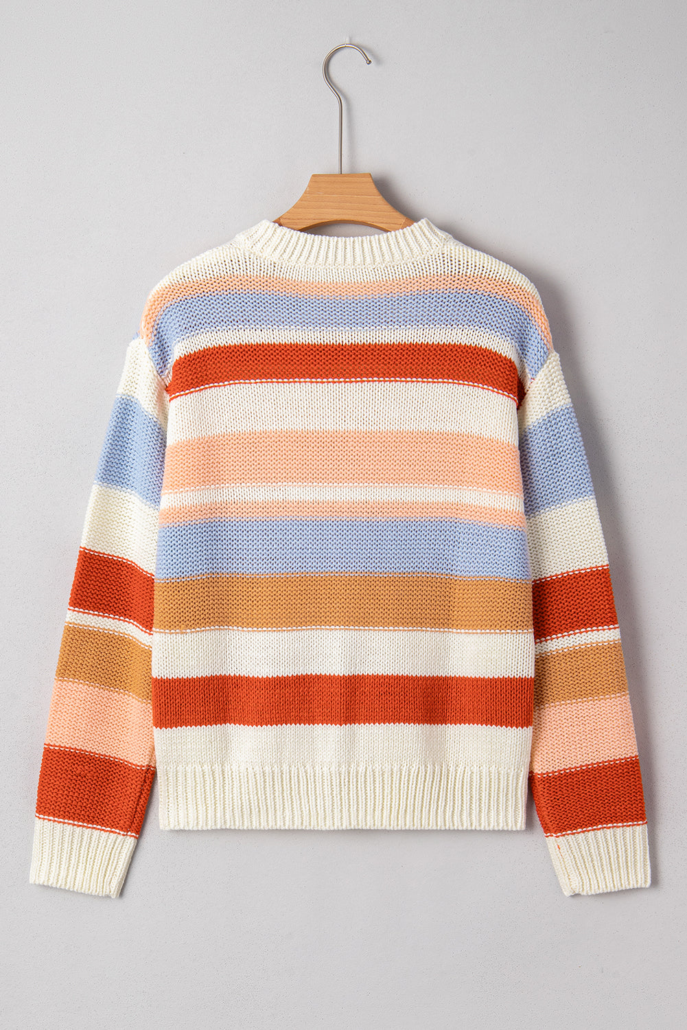 Threaded Pear Oragita Colorblock Drop Shoulder Sweater
