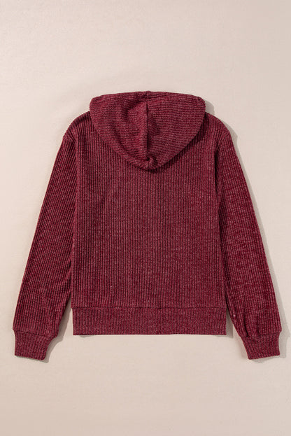 Threaded Pear Eleanor Up Front Drawstring Hoodie