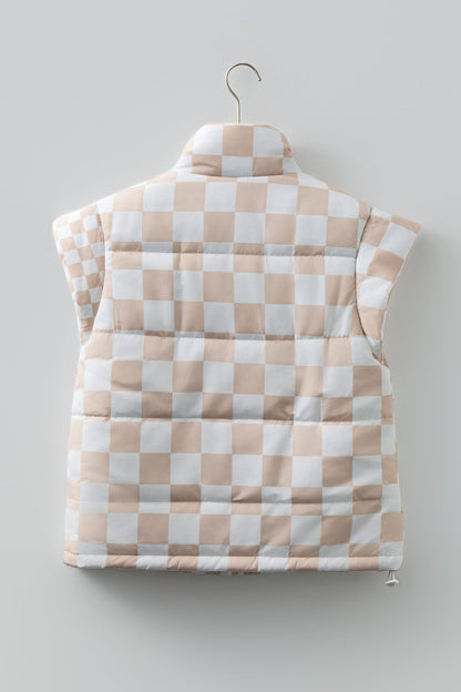 Threaded Pear Ophelia Quilted Zip Up Vest