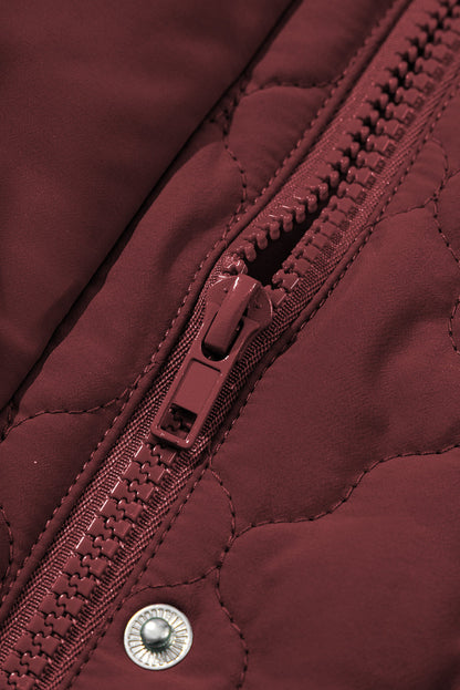 Threaded Pear Evelyn Zip Up Winter Vest