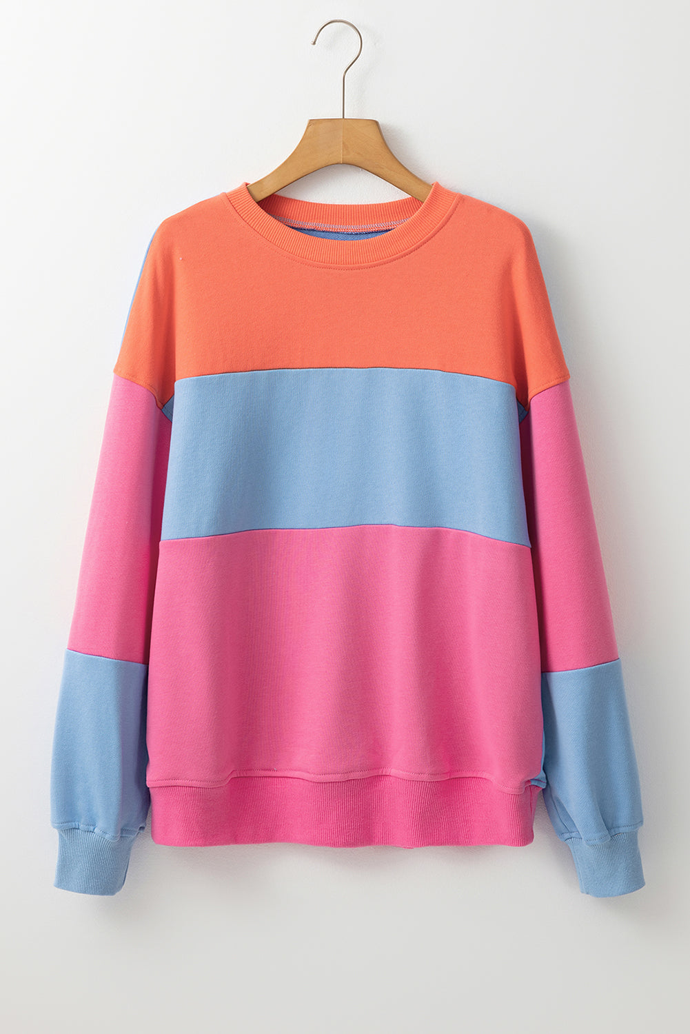 Threaded Pear Isabella Patchwork Drop Shoulder Sweatshirt