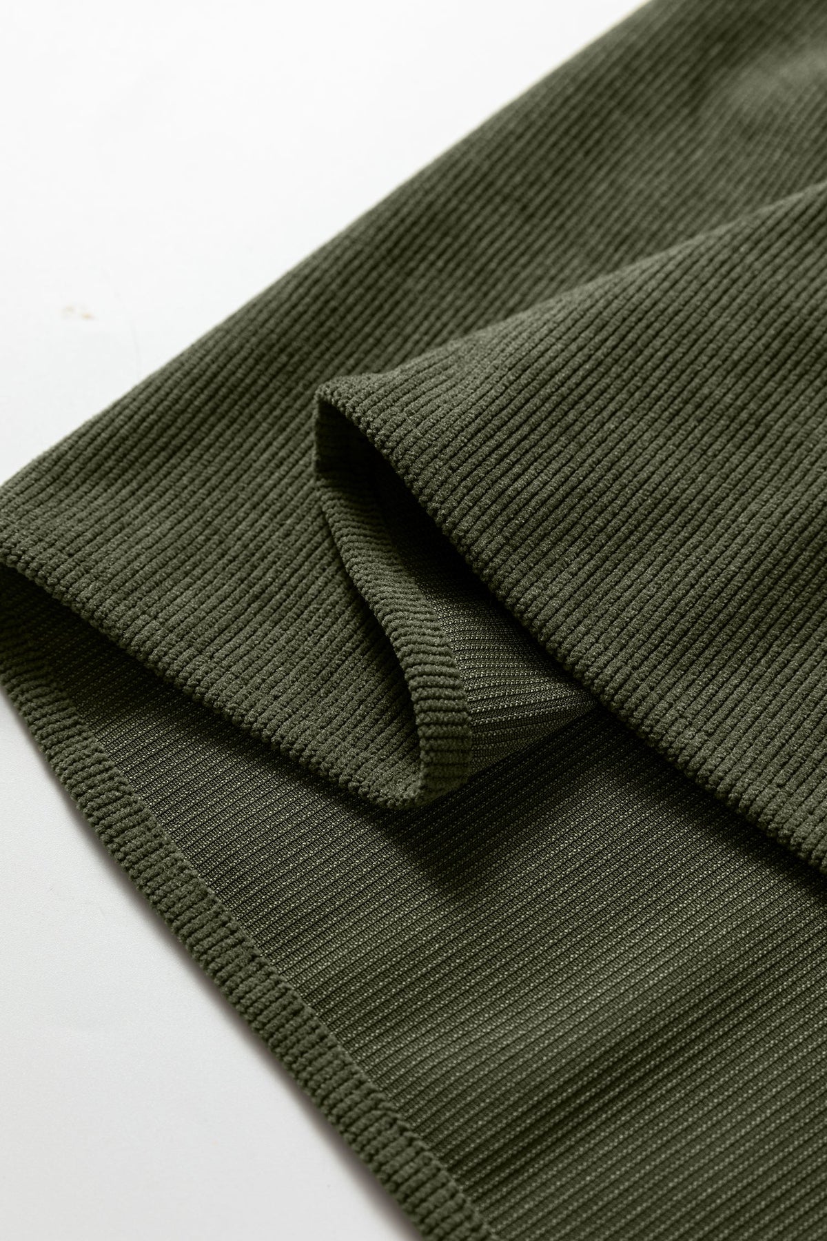 Threaded Pear Michelle Pleated Corduroy Mini Dress