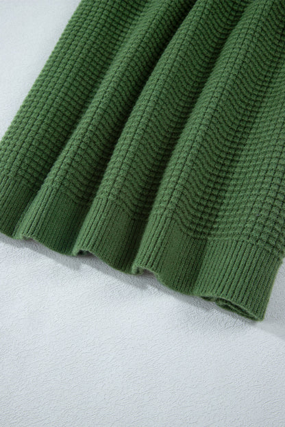 Threaded Pear Julietta Mixed Textured Knitted Sweater