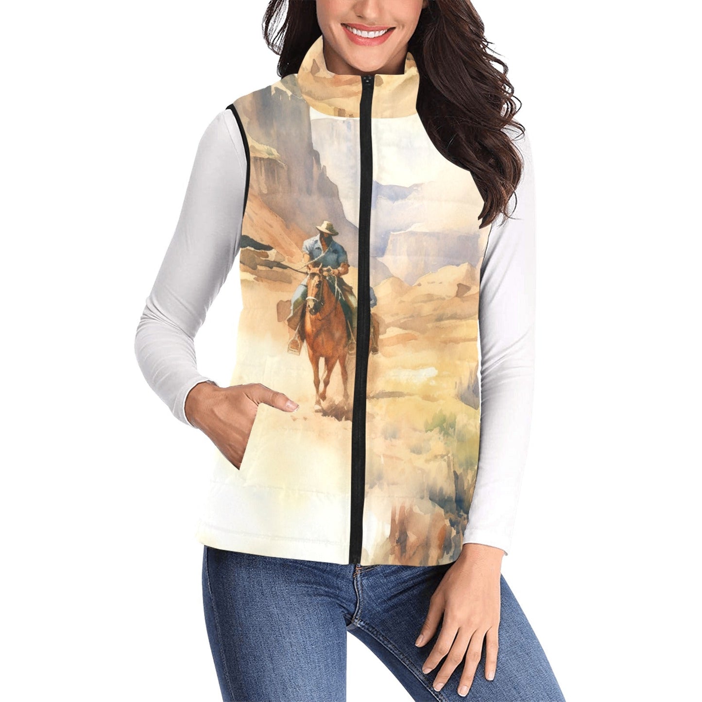 Baha Ranch Canyon Cowboy Puffy Vest