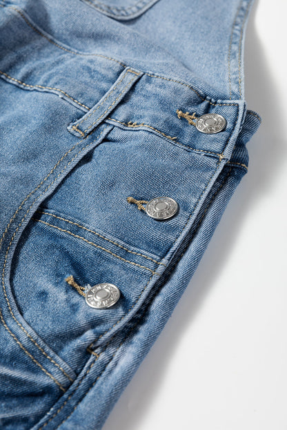 Threaded Pear Brooklyn adjustable Buckle Barrel Overalls