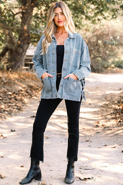 Threaded Pear Harper Up Boyfriend Style Jacket