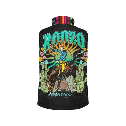 Baha Ranch Aztec Vintage Rodeo Women's Puffy Vest
