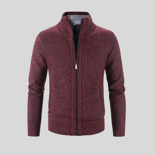 Men's Stand Collar Zip Jacket