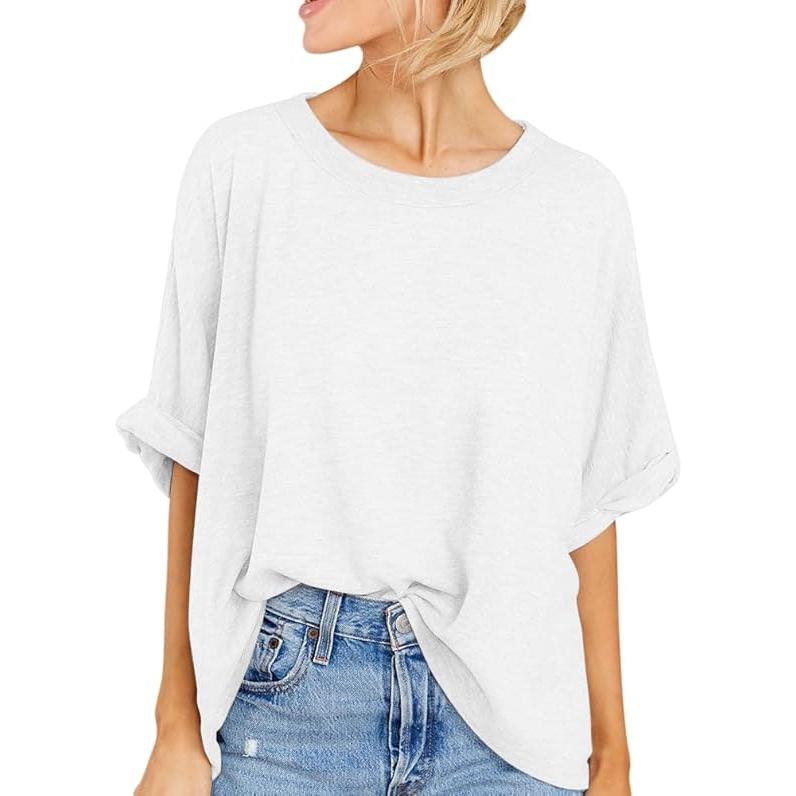 Women's Oversized Casual Short Sleeve T-Shirt