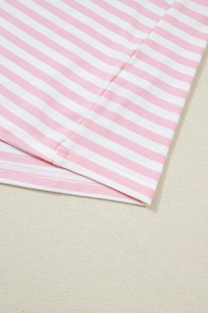 Threaded Pear Amber Stripe Drop Shoulder Set