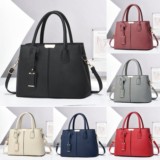 Women’s Large Capacity PU Leather Tote Bag | Elegant Square Shoulder Bag for Ladies | Luxury Fashion Crossbody Bag with Top Handle | Modern Professional Office Handbag | 2026 Trendy Daily Travel Tote