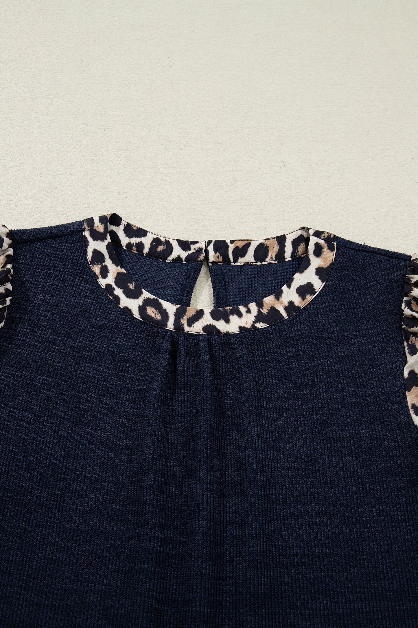 Threaded Pear Ayra Patchwork Short Sleeve Top