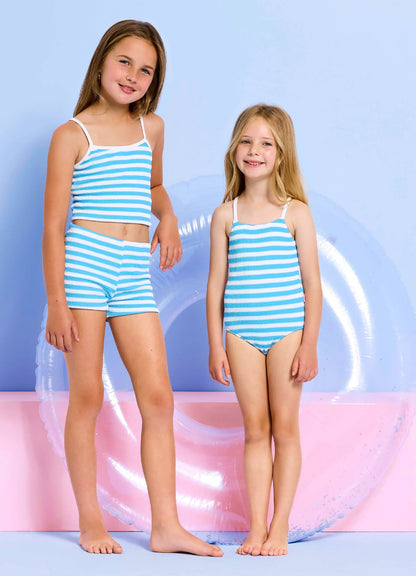 Textured Tankini Set