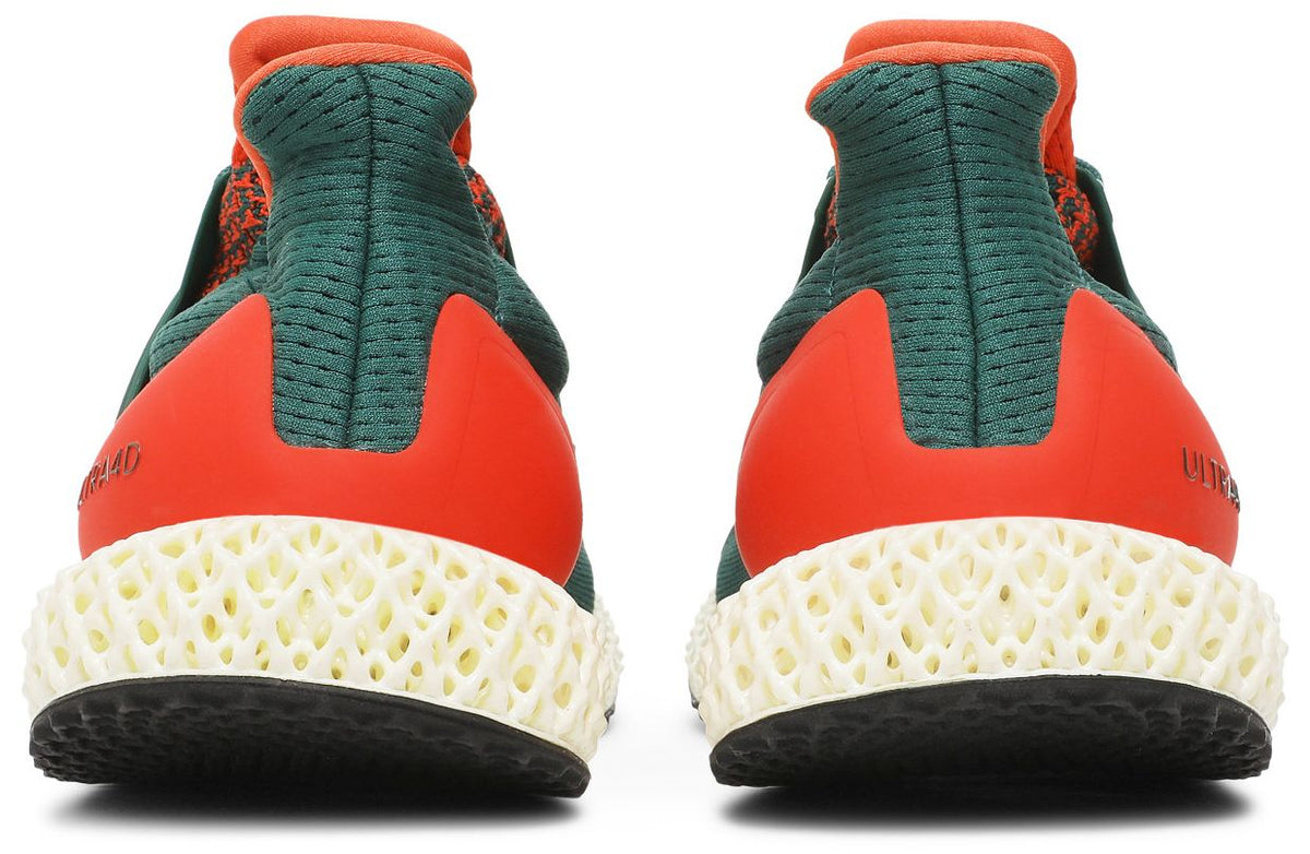 adidas Men's Ultra 4D 'Miami Hurricanes' Sneakers