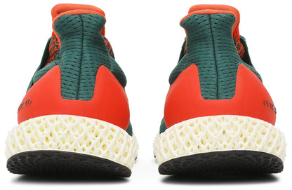adidas Men's Ultra 4D 'Miami Hurricanes' Sneakers