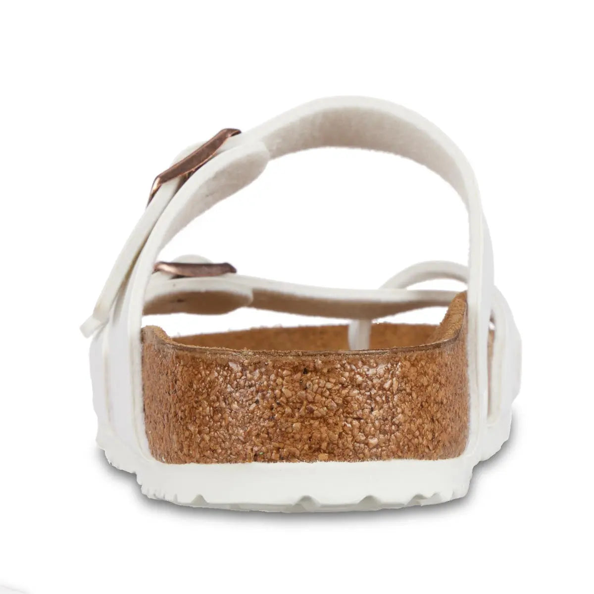 Birkenstock Women's Mayari Birko-Flor White / Copper Sandals