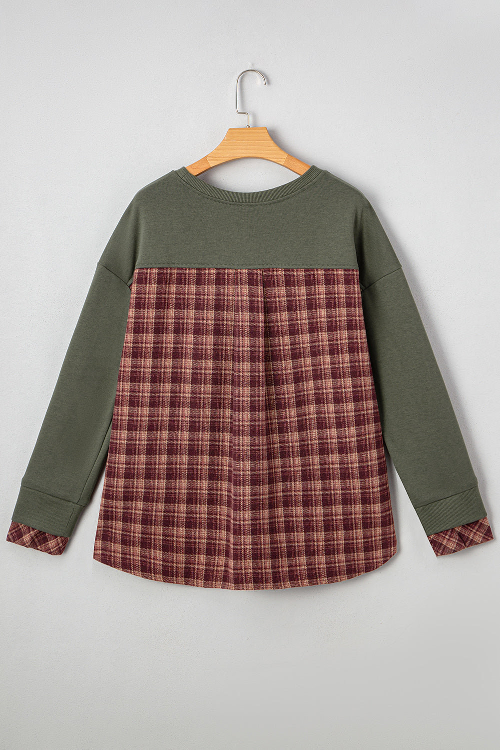 Threaded Pear Rosa Patchwork Drop Shoulder Sweatshirt