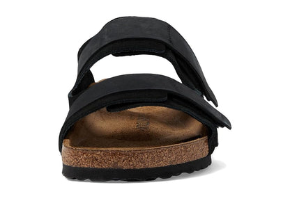 Birkenstock Shoes Uji Nubuck/Suede Leather Slide Sandals