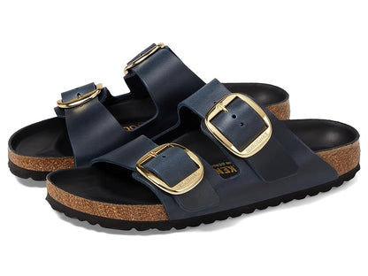 Birkenstock Arizona Big Buckle Oiled Leather Blue