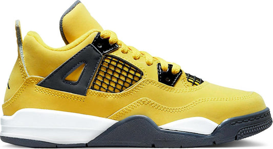 Air Jordan Preschool Retro 4 'Lightning 2021' Ps Sneakers