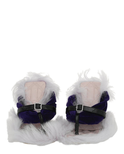 Burberry Step Post Heel Sandals