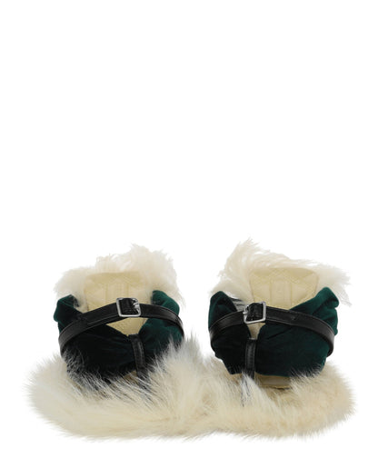 Burberry Step Post Heel Sandals