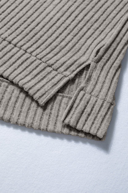 Threaded Pear Amira High Knitted Pullover Top