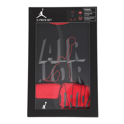 Air Jordan Baby Bodysuit, Hat And Bib 3-Pc Box Set Hats