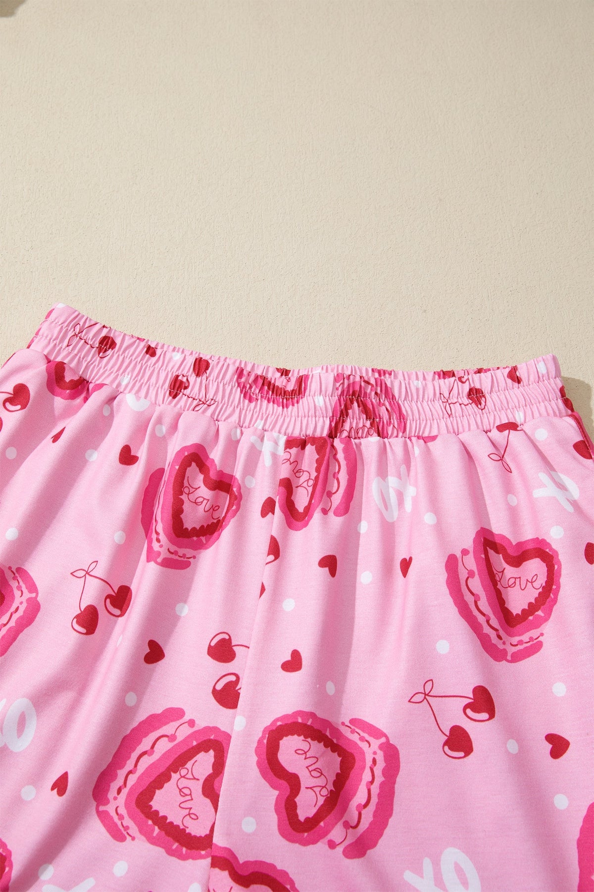 Threaded Pear Solana Valentines 2pcs Pajama Set