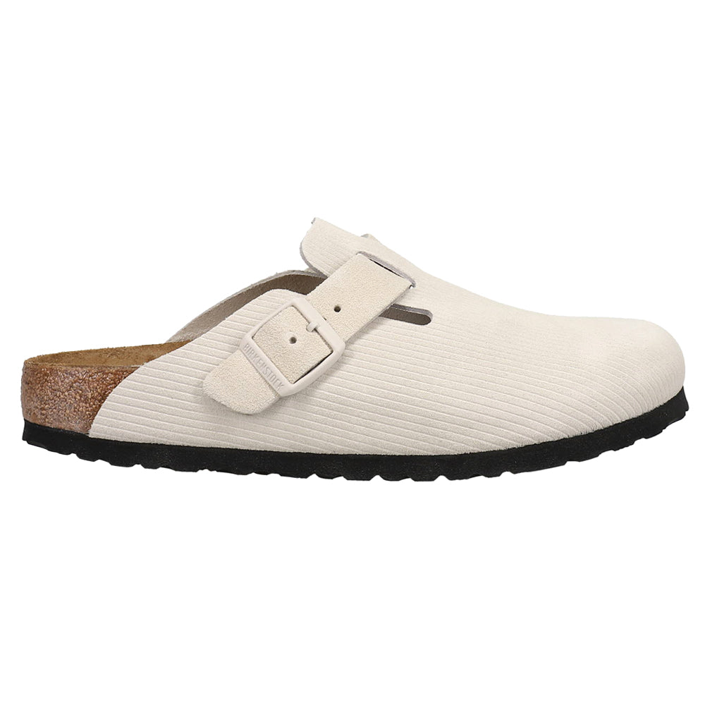 Birkenstock Boston Suede Embossed Clogs Corduroy