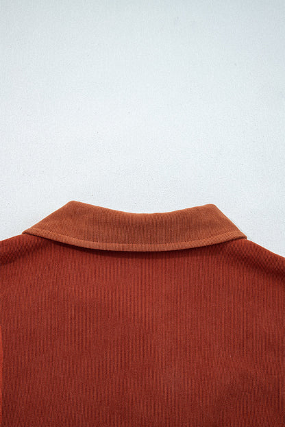 Threaded Pear Andrea Drop Shoulder Casual Shacket