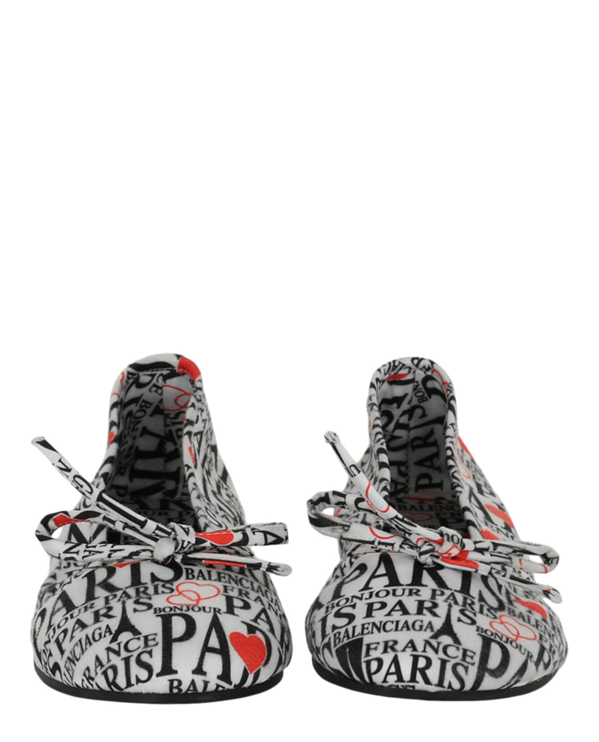 Balenciaga Leopold Printed Ballet Flats