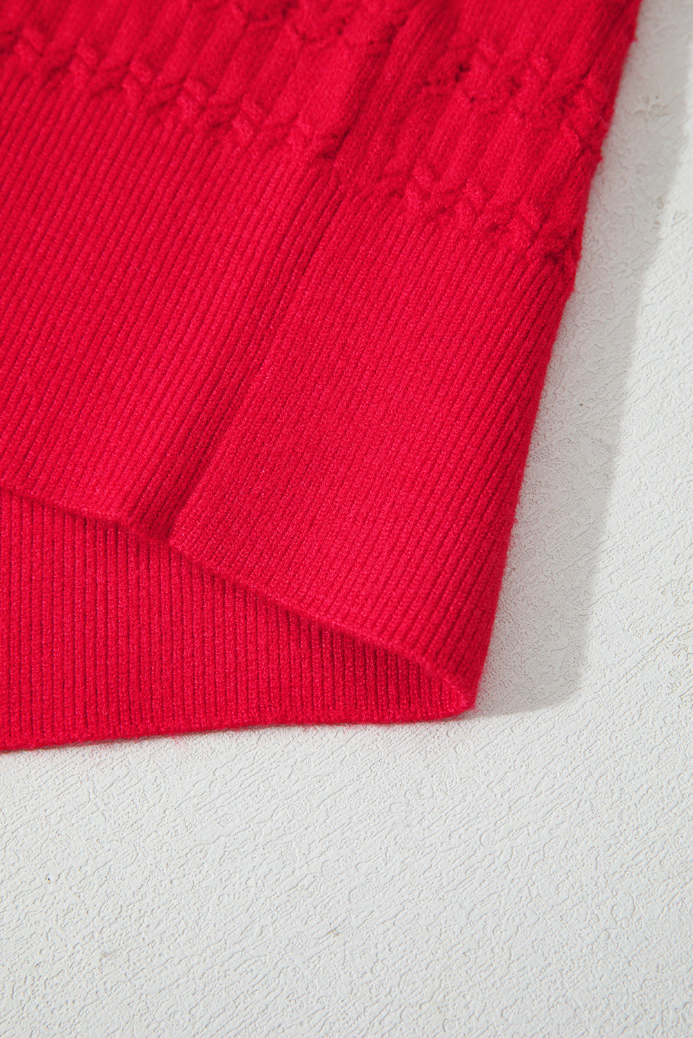 Threaded Pear Nellie Knit Ribbed Cuffs Sweater