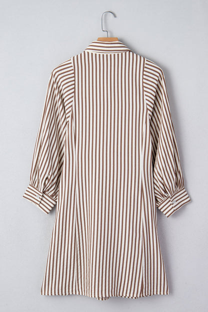 Threaded Pear Hanna Sleeve Down Mini Shirt
