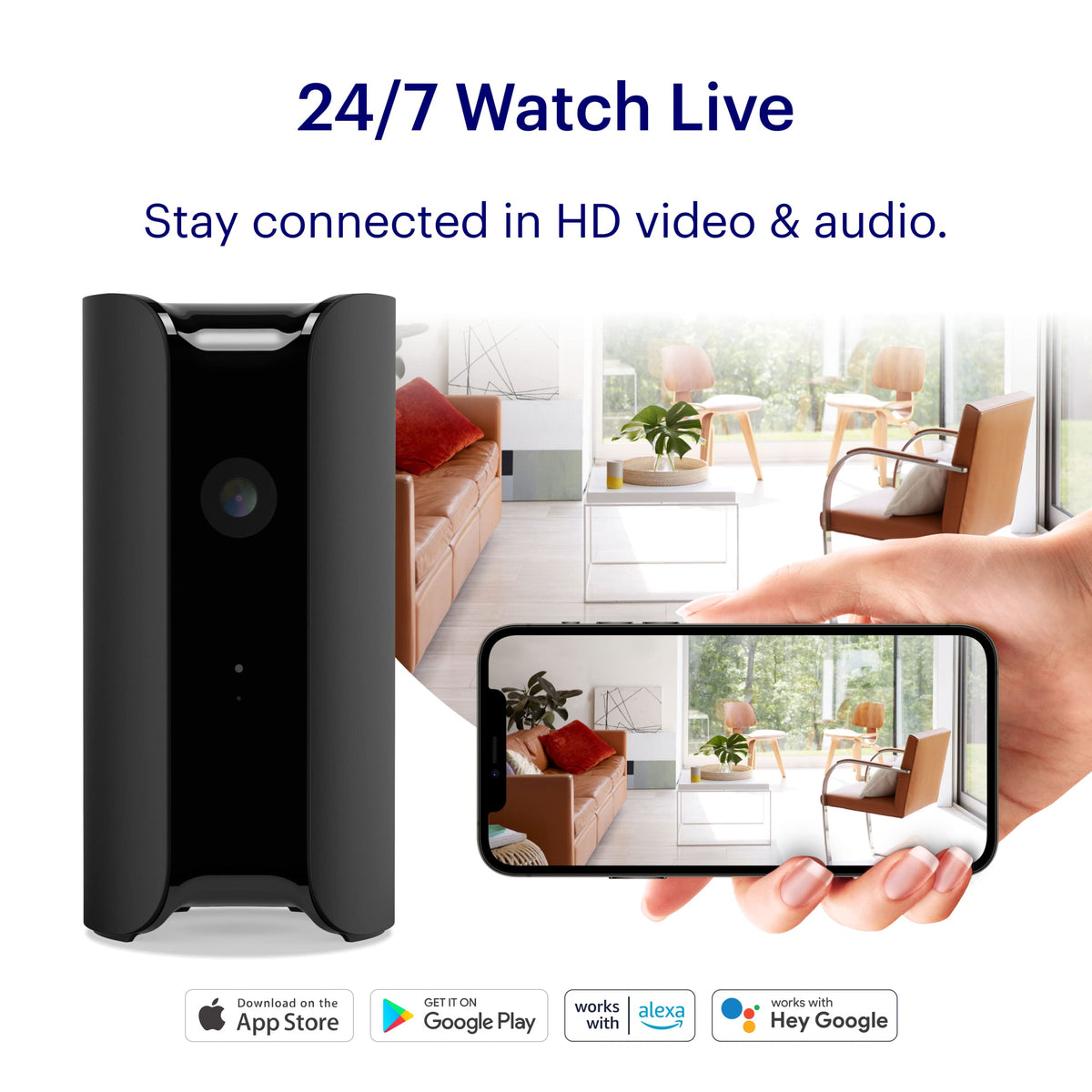 Canary Wireless Indoor Surveillance Security Camera Security Cameras