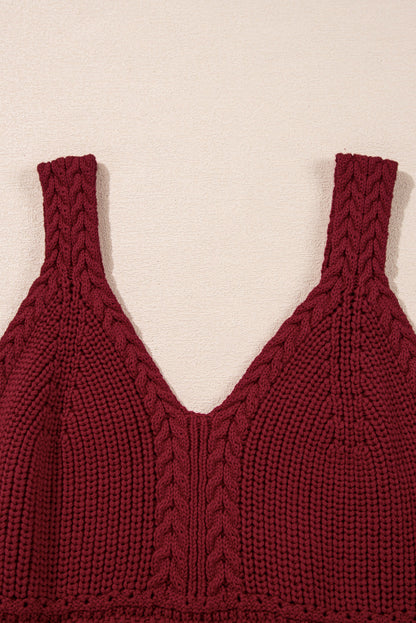 Threaded Pear Parker Pointelle Slim Fit Sweater