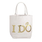 Gold Bride Sparkle Tote I Do