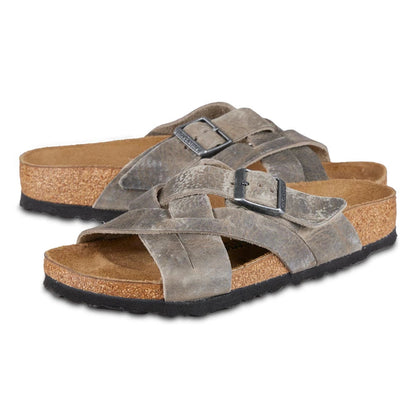 Birkenstock Lugano Oiled Leather Sandals