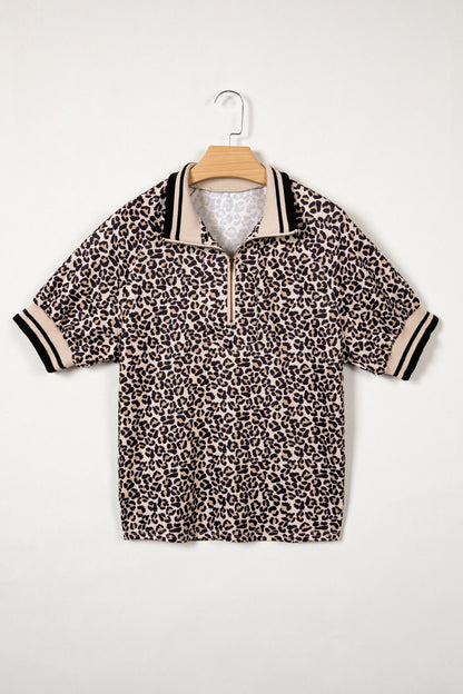 Threaded Pear Seraphina Patchwork Short Sleeve Top