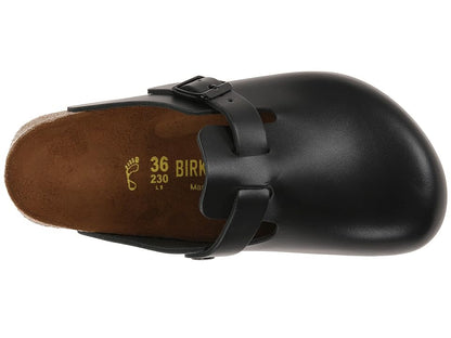 Birkenstock Boston Super Grip Natural Leather Clogs