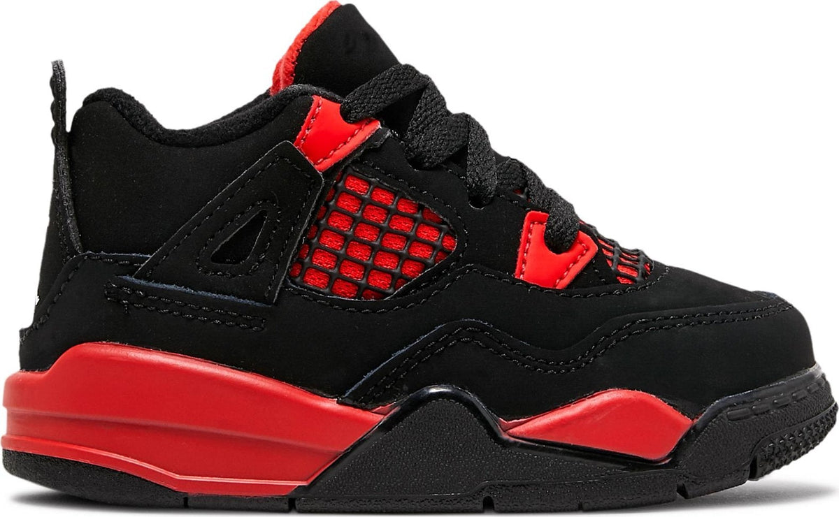 Air Jordan Toddlers Retro 4 'Red Thunder' Td Sneakers