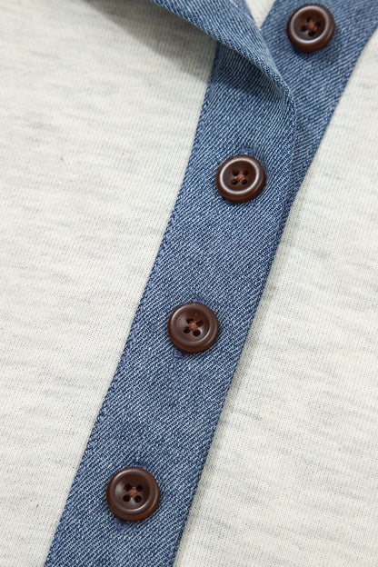 Threaded Pear Adelaide Polo Collar T Shirt