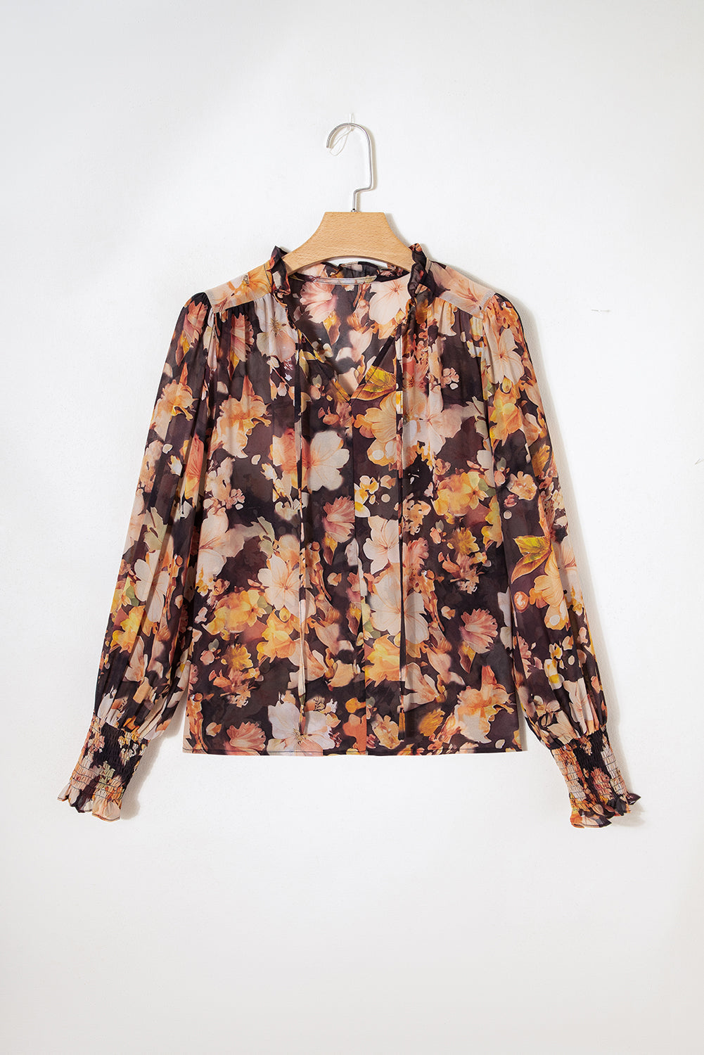 Threaded Pear Cali Puff Sleeve Breezy Blouse