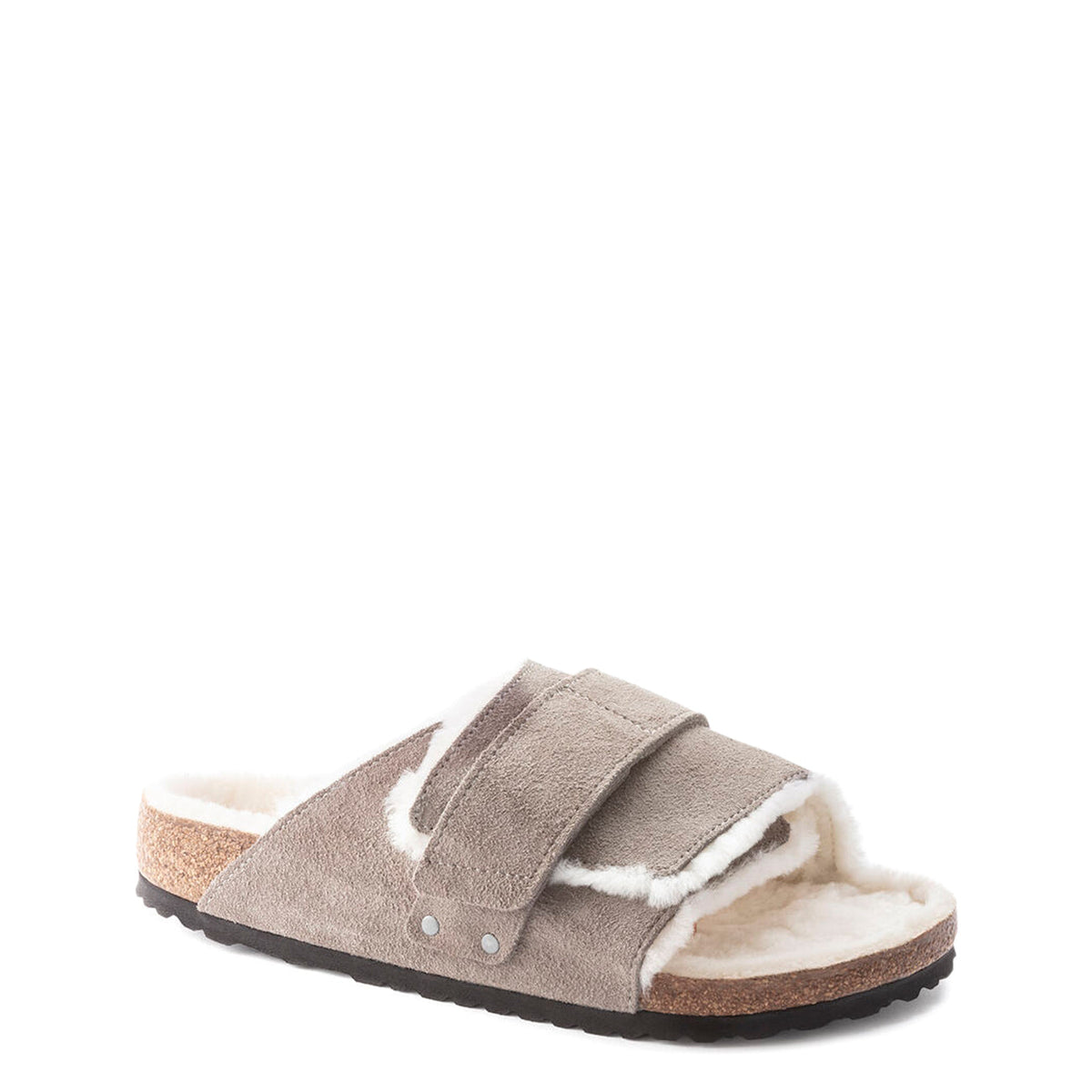 Birkenstock Kyoto Shearling Slide Sandal Suede